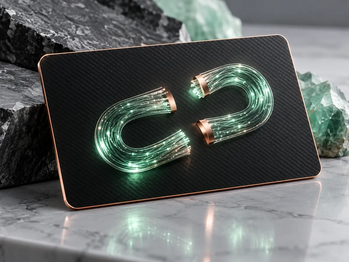 Copper-edged carbon activation card for a Google AI Pro subscription link